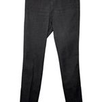 Leggiadro Women’s Size 4 Dark Gray Brushed Cotton Blend Flannel Trousers Pants Photo 1