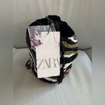 ZARA New  Beaded Safari Velvet Bucket Bag Crossbody Multicoloured tassels beaded Photo 1