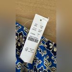 J.Crew Ruffle bikini bottom in cobalt floral Bright Azurite Floral large NWT Photo 4