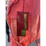 May‎ Queen Couture 10 Pink Strappy Rhinestone Accent Maxi Chiffon Formal Dress Photo 5