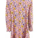 For Love & Lemons  Pink Floral Mini Dress Size XS Open Back Long Sleeve Boho Photo 10