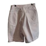 VTG Chic Womens 16 Average Pink Denim Jean Shorts Mom Fit Flat Front Summer Photo 2