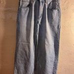 Denim Jean Blue Maxi Skirt by Hunter&Brown high front split frayed summer casual Size M Photo 0