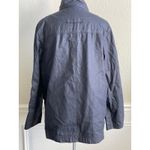 Ralph Lauren  Lauren Dry Goods Navy Coated Canvas Jacket Photo 8