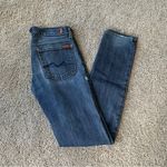 7 For All Mankind  Roxanne Slim Straight Jeans Size 27 Photo 0