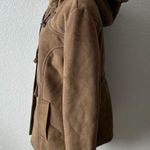 Esprit  Women's Winter Coat Hoodie Tan Faux Fur Jacket Photo 1