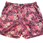 Margaritaville Pink Tropical Print Linen‎ Shorts Womens Small Resortwear Summer Photo 0