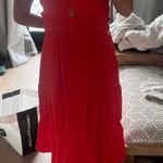 TJ Maxx Red Midi Dress Great for Game Day Photo 1