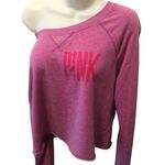 PINK - Victoria's Secret Pink Victoria’s Secret French Terry Eighty Six Sweatshirt Sz. L Purple Pink VS Photo 1