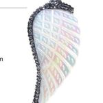 Angel Wing Pendant Natural Shell & Pave Angel Wing Pendant for Necklaces NEW Photo 6