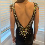 Johnathan Kayne Woman’s Size 0  Evening Gown Velvet Beaded Train Prom Wedding Photo 4