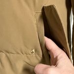 Michael Kors Tan Puffer Jacket with Shearling Collar Photo 3