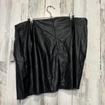 Like an angel Black faux leather skirt Photo 2