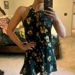 Altar'd State Altar’d State Green Floral Mini Dress Photo 0