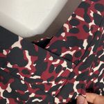 Peyton Jensen Colton leopard asymmetrical hem dress in rust black combo size XS Photo 54