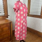 Liz Claiborne VTG 90’s Red White Polka Dot Floral Midi Cottage Dress Size 8 Photo 1