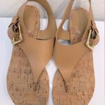 Michael Kors London Thong Tan Block Heel Sandal, Size 9 Photo 0