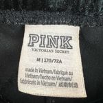 Victoria's Secret PINK Victoria’s Secret Black Crushed Velvet Pullon Joggers Size M Photo 4