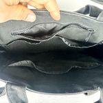 Dagne Dover Vida Organic Cotton Tote Laptop Bag Black Photo 5