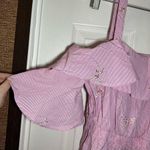 Romeo + Juliet Couture Pink Striped Embroidered Dress size M Photo 3