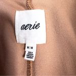 Aerie REAL Obsessed Velour High Waisted Kick-It Flare Pant in Toasty Medium Photo 7