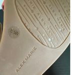 Alex Marie 8.5 Women's Coral Leather Slingback Low Heel Buckle Sandals  Photo 3