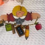 VTG Teacher Brooch Pin Photo 0