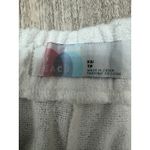 Free People  Beach White Terry Cloth Dolphin Shorts XS TP‎ Elastic Waist Pocket Photo 2