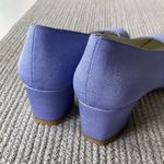 Vintage Lilac Cornflower Blue Colorifics Low Block Heel Square Toe Pumps Sz 9 Photo 4