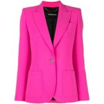Barbara Bui Tailored Blazer Jacket Small Hot Pink Luxury Career Barbie Photo 0