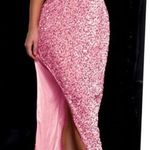 Pink One Shoulder Dress Size 4 Photo 2