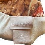 Chico's Chico’s Chiffon Brown Purple Hippie Boho Eclectic Western Floral Maxi Skirt Photo 5