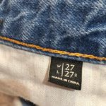 Abercrombie & Fitch  Signature Girlfriend Jeans High‎ Waisted Raw Distressed 27 Photo 4