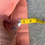 Vintage 60s 70s Peach Polyester Bell Flare Pants Pleat Tuck Waist 26” WAIST Photo 7