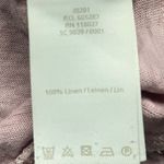 Boden USA Boden 100% Linen Pastel Pink 3/4 Ruffle Sleeve Casual Spring Preppy Top Size M Photo 3