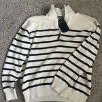 Brandy Melville Aleah Cotton Striped Sweater Photo 1