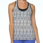 prAna  Luca Black And White Print Performance Tank Photo 1