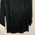 Vintage Crushed Velvet Top 3/4 Sleeves Blouse Semi Photo 6