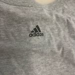 Adidas  Heather Gray Logo Tee 6/21 Photo 2