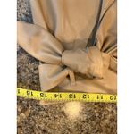 Jason Wu  Medium Vegan Leather Tan Wrap Mini Skirt Photo 7