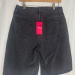 Emmiol Classic Black Denim Jean Shorts Y2K baggy fit style Medium NWT Photo 2