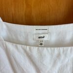Aerie  Linen Flutter Mini Dress white‎ medium baby doll Photo 2