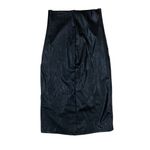 Commando  Black Faux Leather Midi Skirt High Waist Stretch Small NWT Photo 1