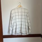 Ann Taylor White and Gray Blazer with Contemporary Spring Tweed Feel sz 14 Photo 3