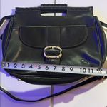 Patricia Nash Ovodda Satchel, Black, Leather, Classic, Photo 9