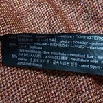 ZARA Women's Multicolor Metallic Knit Argyle Long Open Cardigan Sweater Top S Photo 4