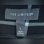 The Limited -Black and White Plaid Pants Size L Photo 3