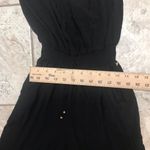 Guess  Women’s Black XS Sandra Jumpsuit Solid wide-leg Strapless neckline Photo 4