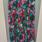 J.Crew Confetti Floral Pleated Midi Skirt Photo 1