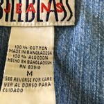 Bill Blass Sleeveless Button Down Jean Top Photo 2